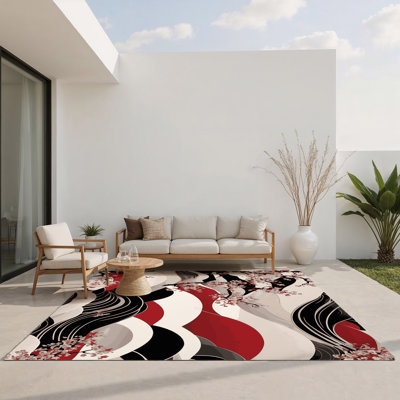 Tapis intérieur et extérieur Petal Radiance