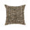 Porter 24" Woven Cotton Blend Throw Pillow , Black