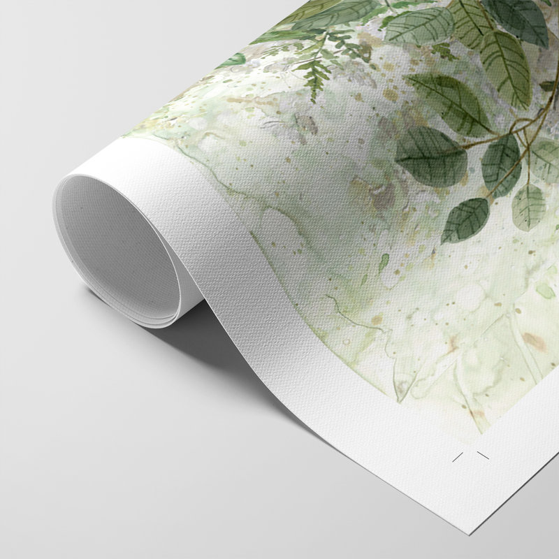 Delicate Greenery I - Impression sur toile seulement - NON CADRE, H 36 po x l 24 po
