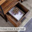 Ensemble de chambre à coucher avec cadre de lit et table de chevet 2 pièces (ensemble de 2)-100299520
