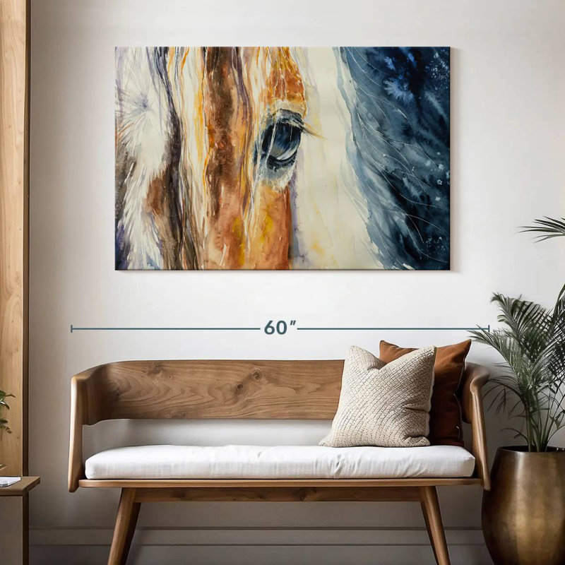 Brampt Horse Eye, 32" H x 48" W
