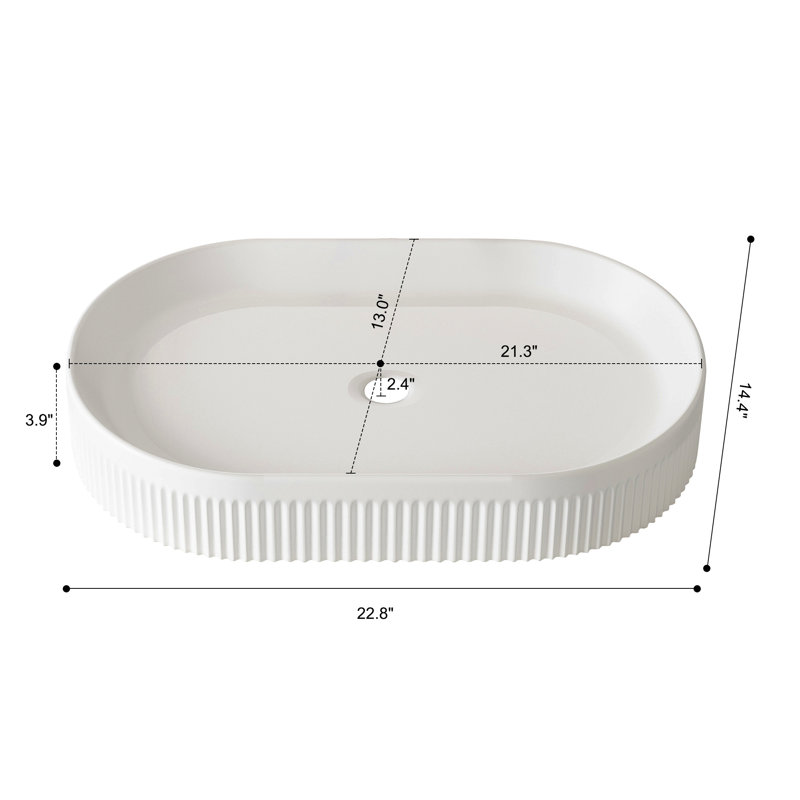 Meuble-lavabo de salle de bain 22,8 po
