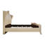 Lit capitonné standard en beige et blanc os-88151153