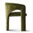 7 Piece Modern Dining Set With 79" Oak Oval Pedestal Table & 6 Sculptural Wide-Seat Arm Chairs-423930184