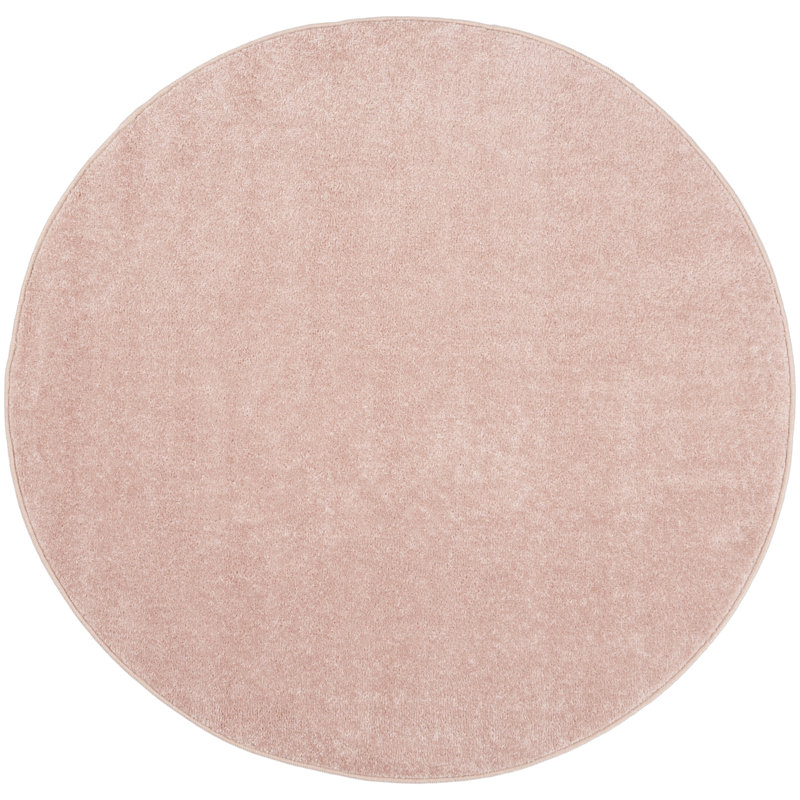 Tapis rose Yolonda, Rond 4 pi