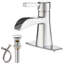 Robinet de salle de bains monotrou avec ensemble de drainage-70765948