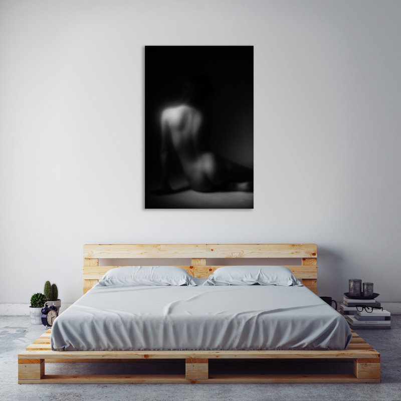 «Silhouette», toile tendue par Aledanda, H 18 po x l 12 po x P 1,5 po