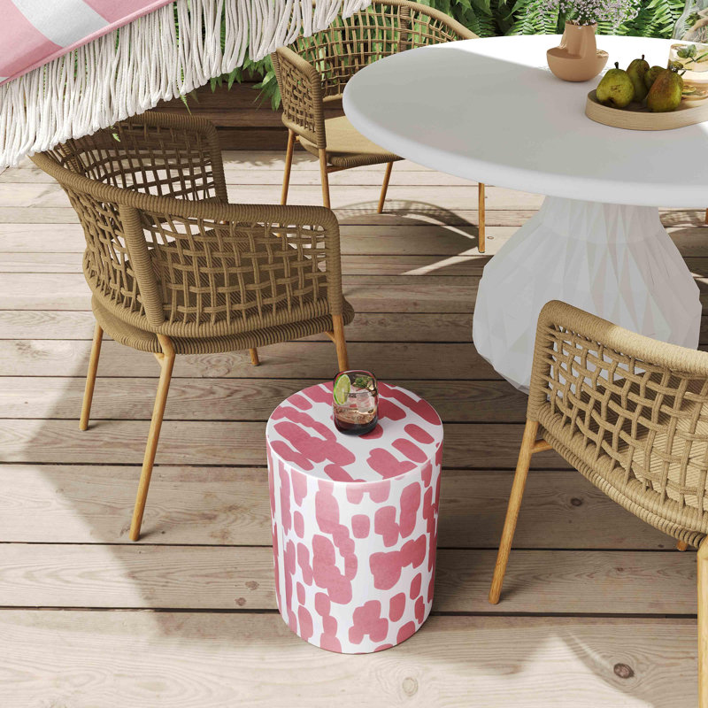 Ceramic Accent Stool
