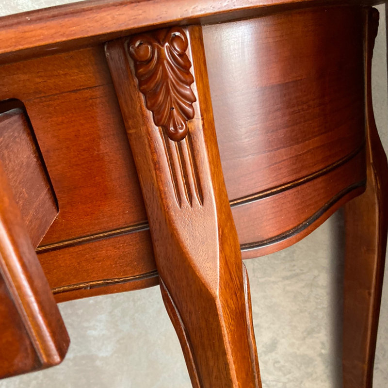 Console américaine en bois massif rétro, Brun