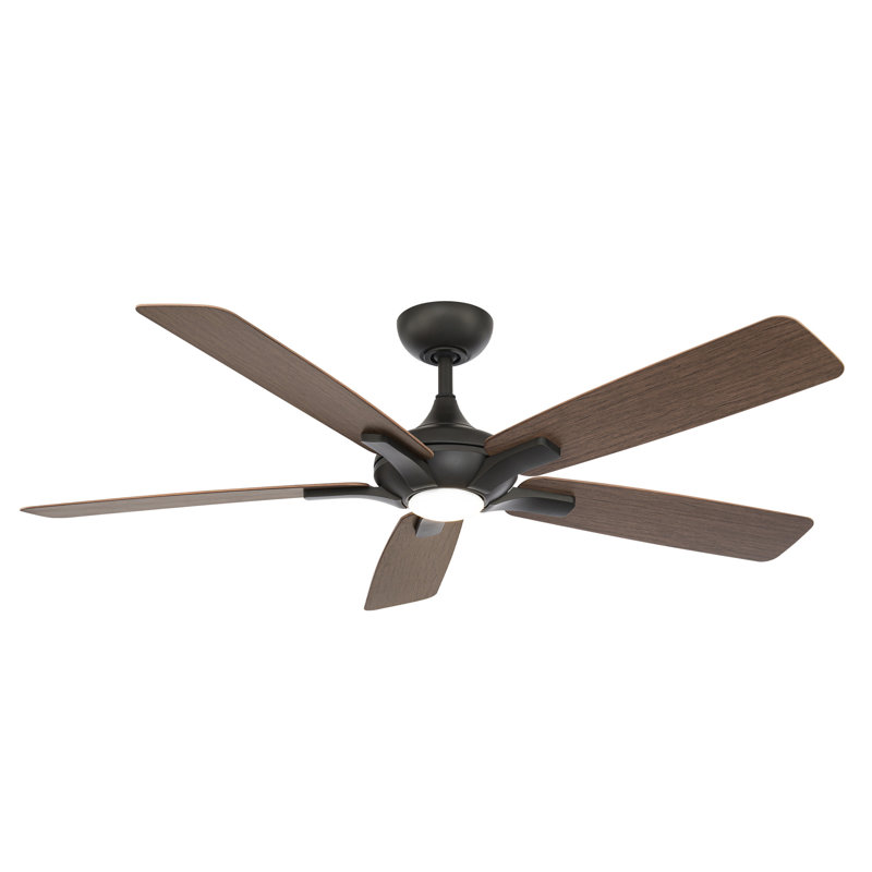 60 Mykonos 5 - Blade Smart Ceiling Fan with LED Light Kit and Remote Control Included, Works With Alexa and iOS or Android App