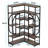 Industrial Style Display Rack,Bookcase,Corner Bookshelf