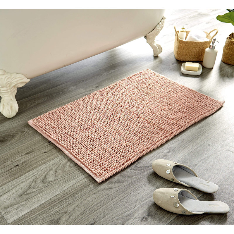 Non-Slip Bath Mat, Pink