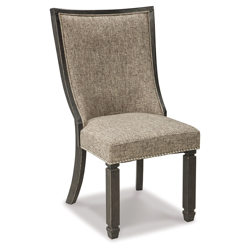 Chassia 19.75'' H Upholstered Side Chair, Black