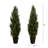 Artificial Cedar Pine Tree UV Resistant (Indoor/Outdoor) - Set of 2-1915890093