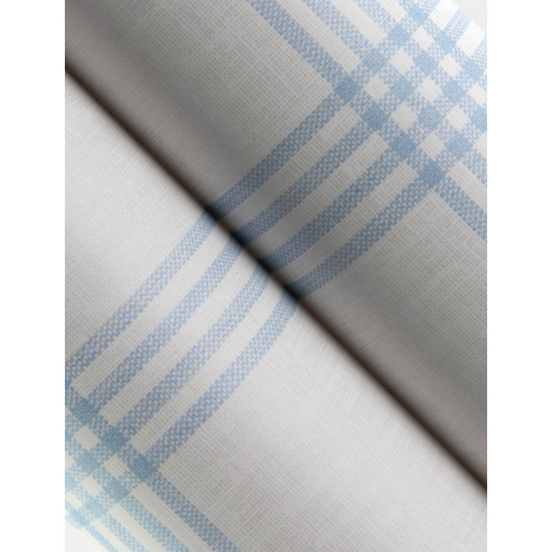 Papier peint à carreaux Twain, Bleu clair