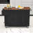 Helmut Rustic Kitchen Island with Built-In Charging Station and Adjustable Shelves-84804809