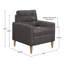 Fauteuil d'appoint capitonné-970988798
