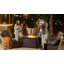 Ensemble de conversation d'extérieur en osier pour 7 personnes, canapé de patio avec coussins-72664616