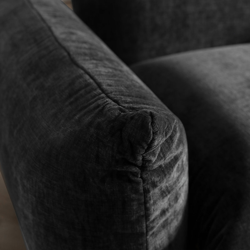 Canapé modulaire en tissu 5 pièces Minarik, Noir