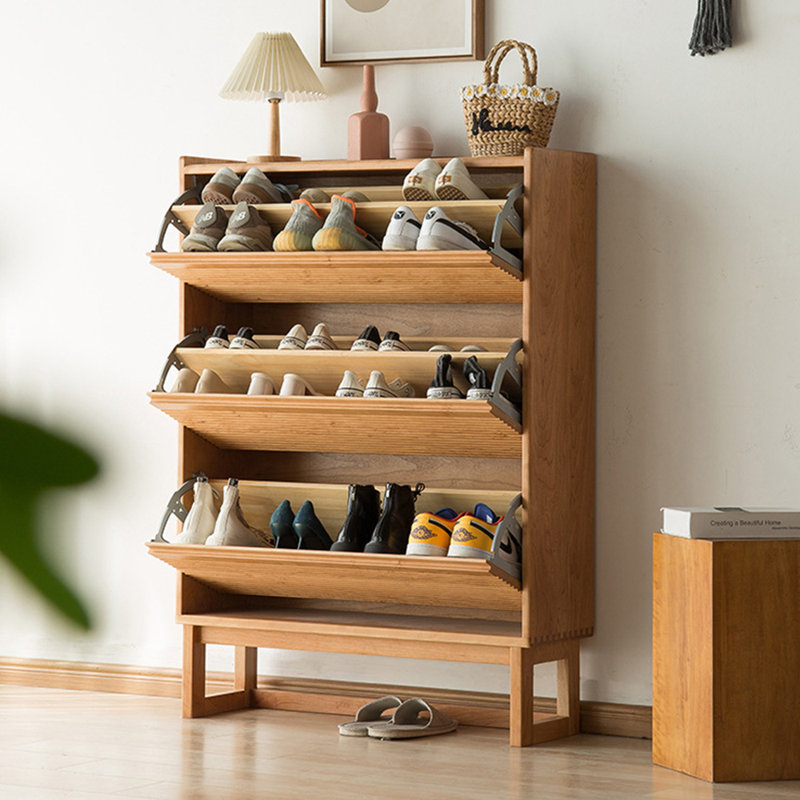 Japanese style flipped creative shoe cabinet