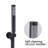 Wall Mounted Shower System In Matt Black. 10" Rain Head & Handheld. Balancing Valve. Adjustable Holder. 360 Joint. Corrosion . 1.8 Gpm Flow Rate. Dual Head. Compatible With Us Pipe Black . And
