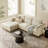 Roscoe Left-Facing Fabric Sectional Sofa With Chaise-117983194-117983192