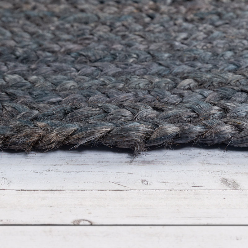 Round Kymani Solid Colour Jute / Sisal Shag Area Rug, Round 200cm