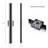 Eljan Linear Outdoor LED Wall Light with Back Plate-929783027