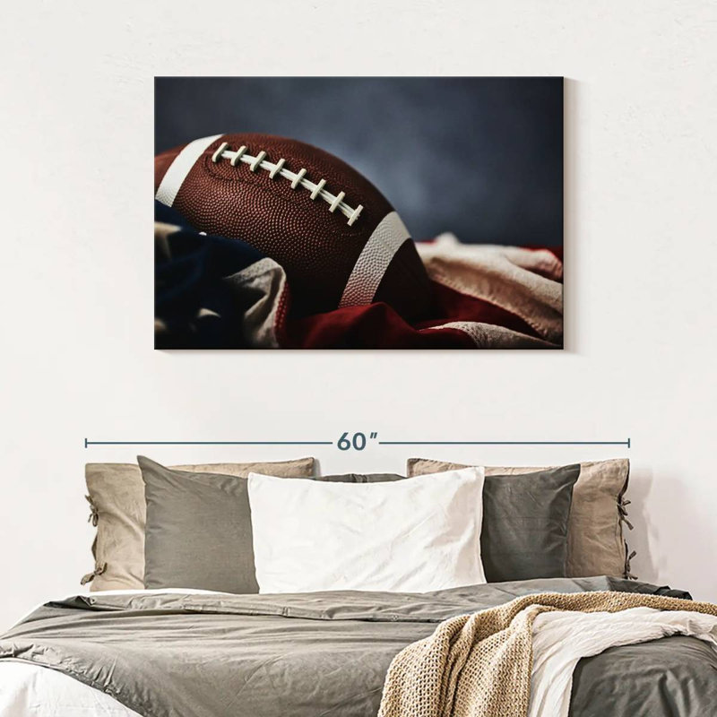 Football américain Sireci sur drapeau, H 30 po x l 45 po