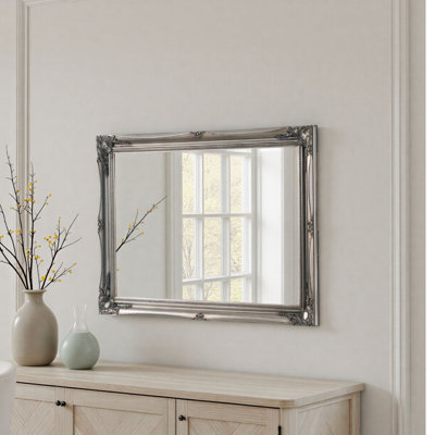 Burdette Wood Framed Accent Mirror