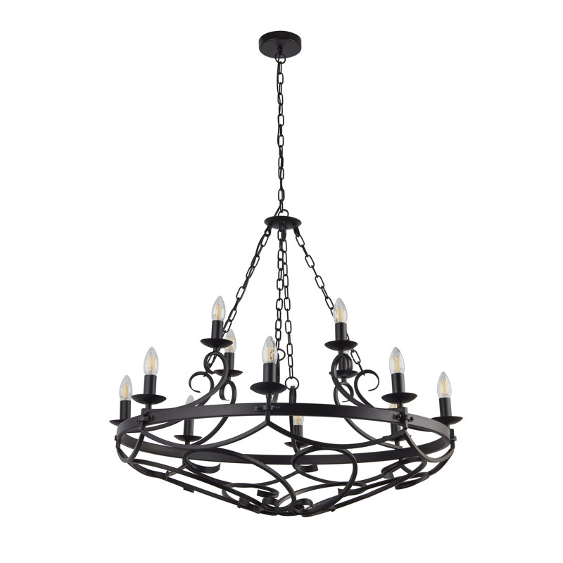 12 - Light Candle Style Chandelier