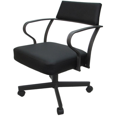 Itzuri Swivel Metal Dining Caster Chair