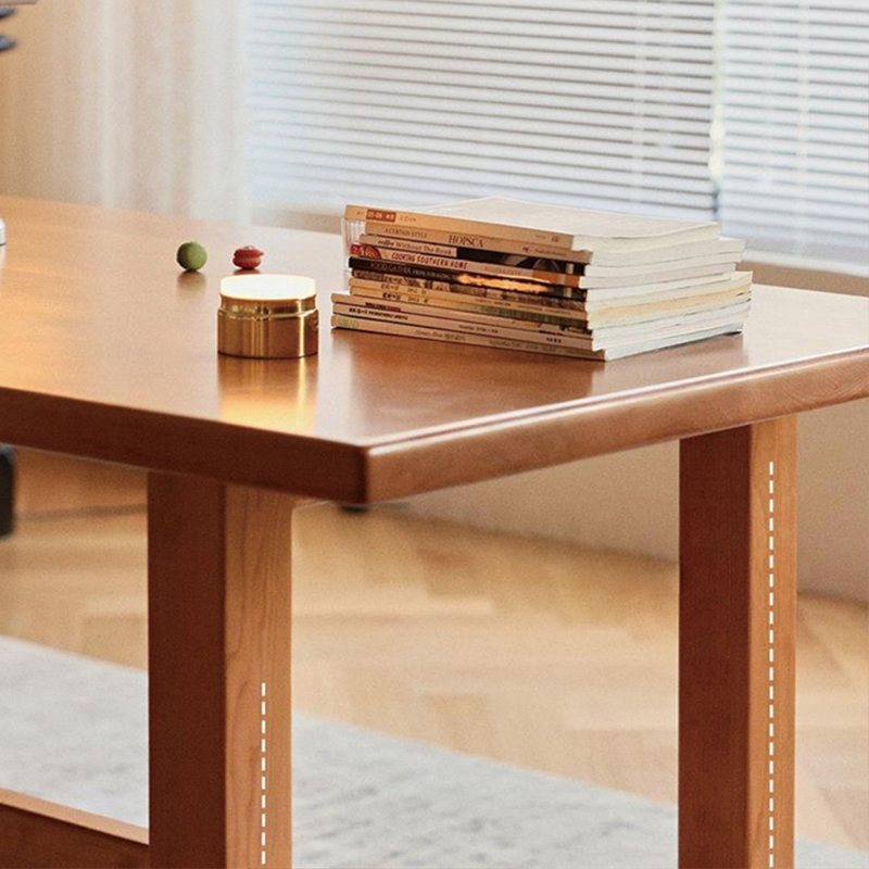 Elegant solid wood dining table, 29.52"H x 94.48"L x 35.43"W