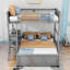Lit superposé en bois avec bureau et tiroirs Janush-705127099-705034253