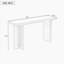 Stylish Modern Entryway Table With Distinctive L - Shaped Legs, Perfect For Entryway, Hallway, Living Room, Foyer And Corridor
