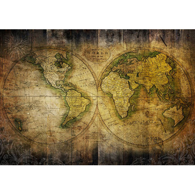 Peel & Stick Map Wall Mural - Searching For Old World