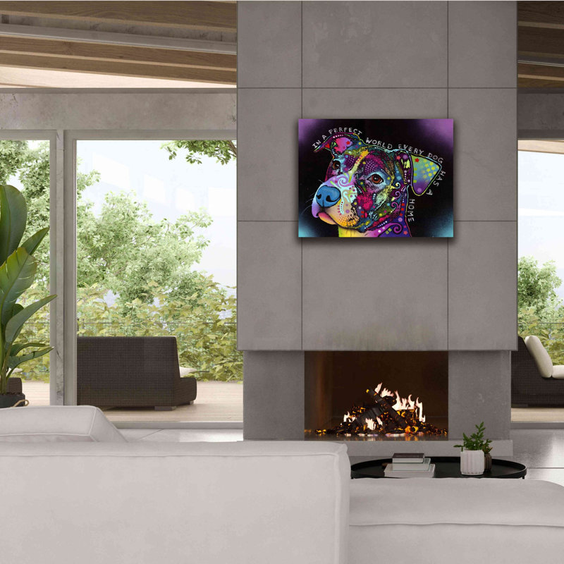 «In A Perfect World» par Dean Russo, estampe numérique sur toile, H 26 po x l 34 po x P 1,5 po