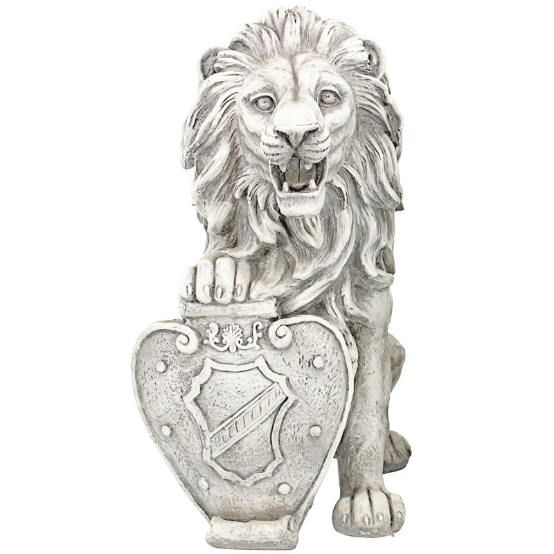Statue de lion droit Castello di Rocca