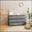 Grey Large 6 Drawers Chest Of Drawer Dressers Table-720158783