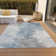Machine Washable Indoor/Outdoor Cinead ACN1675 Sky Rug