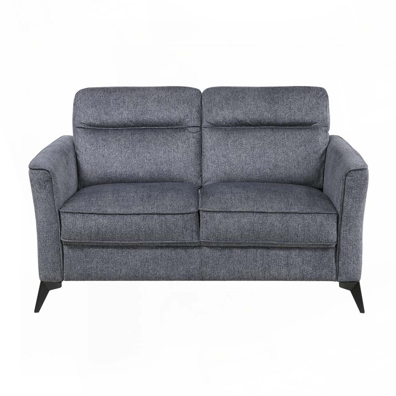 Causeuse en microfibre, Gris foncé