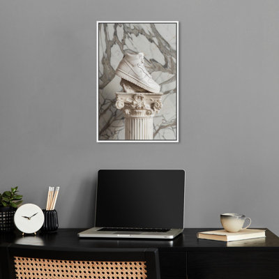 Sculpture Sneaker Canvas Modern Urban Man Cave Art By Notoriart