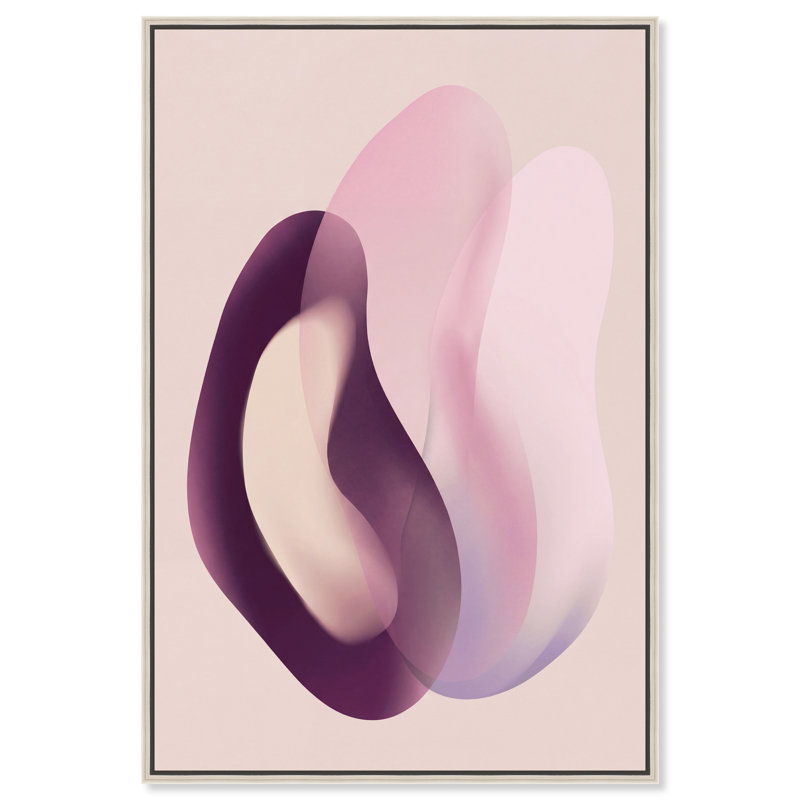 Soft Love Print by Oliver Gal, 55"H x 37"W, Silver Floater Frame