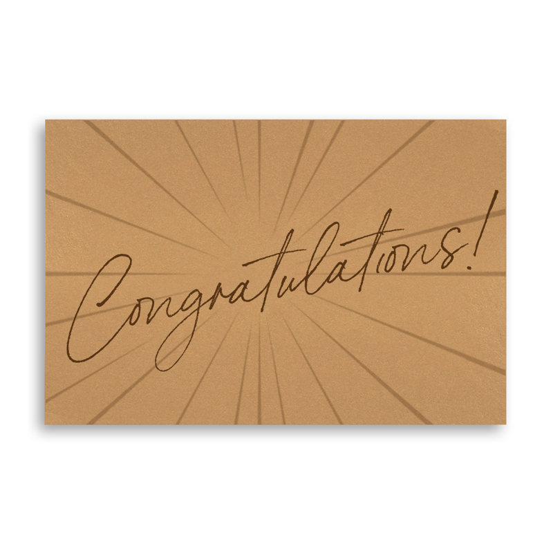 Congratulations Throw