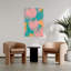Art mural rose et rose-43142470
