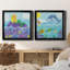 «Mermaid Play I», ensemble de 2 impressions sur toile encadrées-670534502-670534509