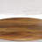 Wagner 30"W Solid Acacia Wood and Marble Mid-Century Modern Round Coffee Table with Gold Metal Base