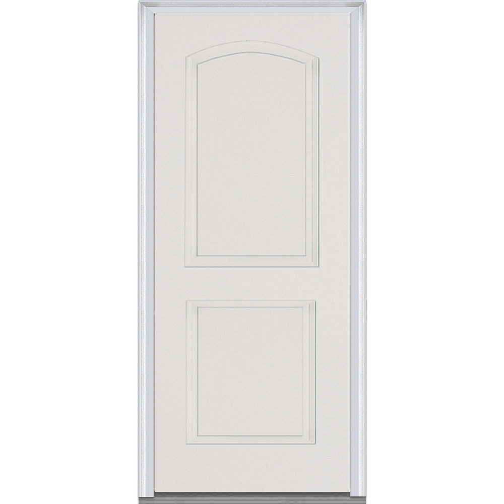 Severe Weather 80'' x 80'' Paneled Fiberglass Front Entry Doors MMI DOOR Door