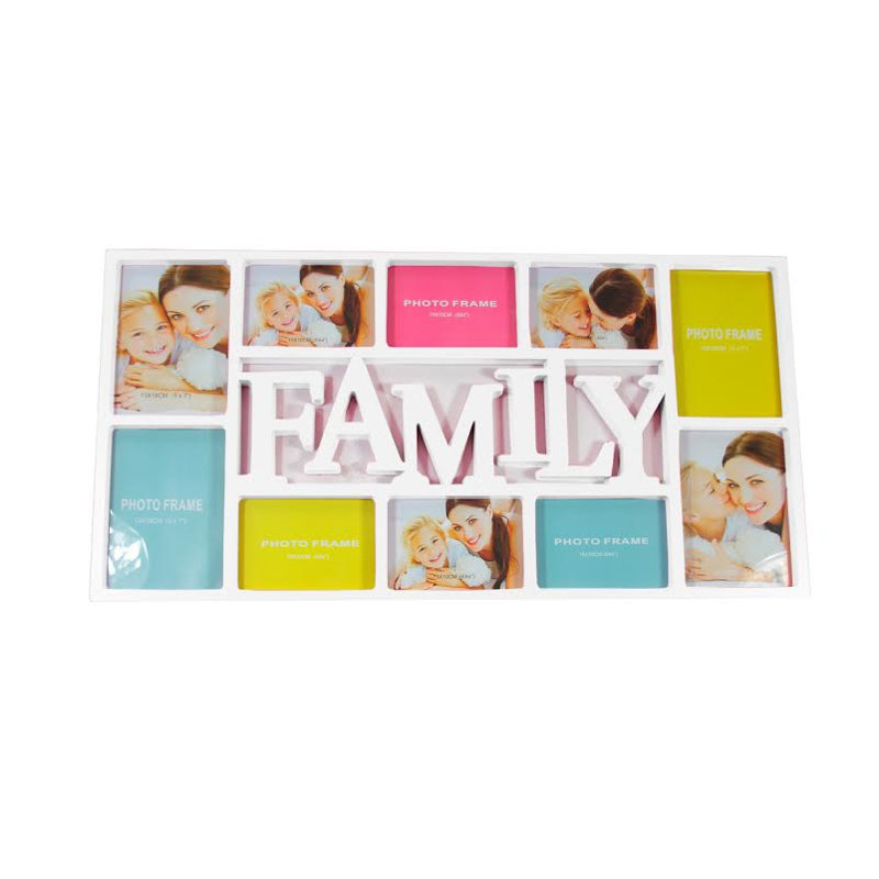 Cadre photo rectangulaire à suspendre 28,75 po, Blanc