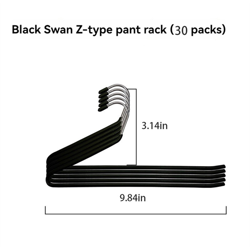 Extendable Trousers Rack With Slide Rail, 3.34" H x 2" W x 20" D